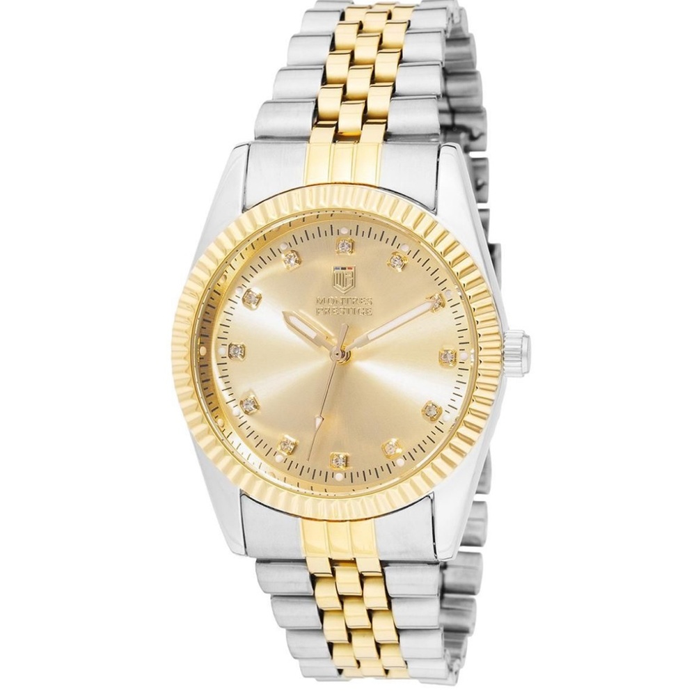 Montres Prestige X Invicta Two-Tone Gold and Silver Watch 38mm